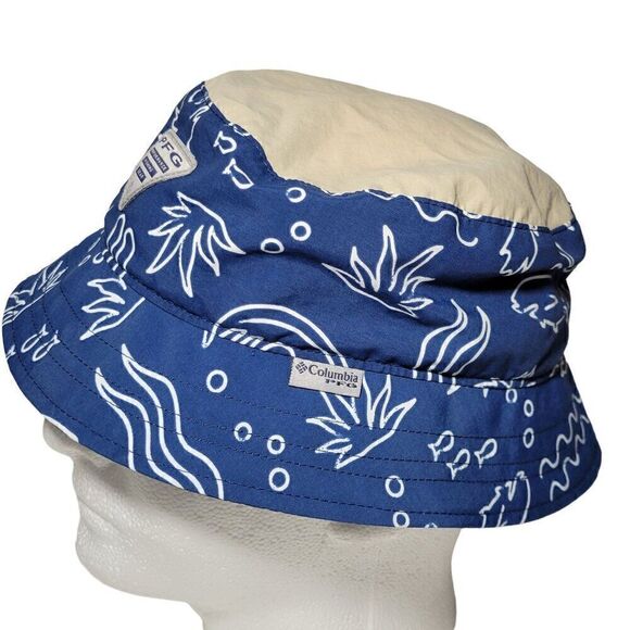 Columbia PFG Bucket Hat Kid Youth Size S/M UPF 50 Lightweight Packable Fish NWOT - Picture 4 of 11